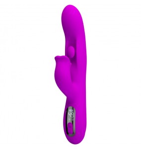 PRETTY LOVE - Yalanda LED Display Nodding Vibration Massager (Chargeable - Purple)